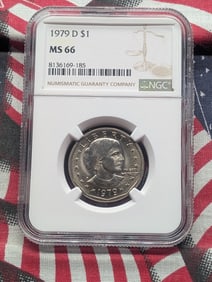 1979-D Susan B. Anthony Dollar - NGC MS66