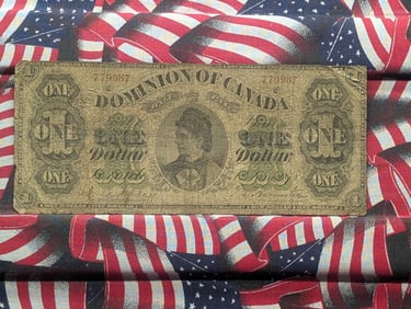 1878 Dominion of Canada $1. Payable at Toronto. Good/VG. RARE note.