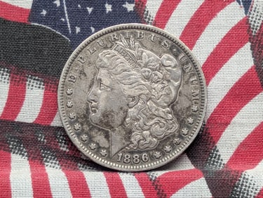 XF/AU - 1886-O Morgan Silver Dollar