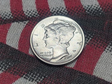 1916 Mercury Silver Dime - SEMI-KEY DATE