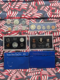 Partial U.S. Mint & Proof Sets (4 PCS) - 1967-P, 1970-P, 1971-S & 1983-S - 1967 & 1970 Sets Both
