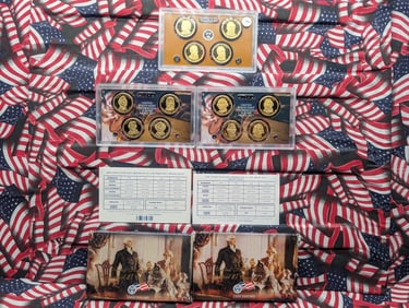 2007-S, & 2008-S, and 2011-S Presidential Proof Sets. 2011-S Grey Sheets at $23.