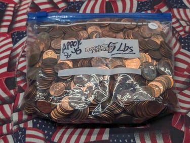Approximately Five Pounds of Unresearched Lincoln Cents