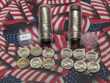 (40) 1973-P&D & (40) 1979-P&D Uncirculated Jefferson Nickels (80 Coins Total)