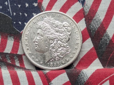 1885-S Morgan Silver Dollar - AU