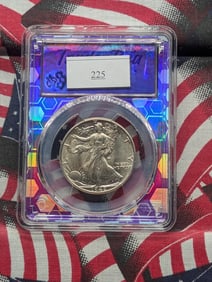 1942 Walking Liberty Silver Half Dollar - PCGS MS62