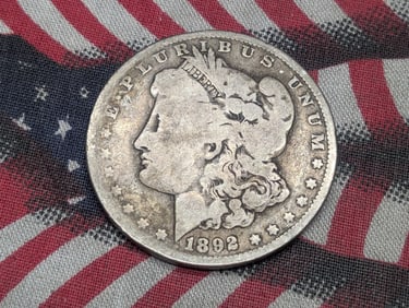 1892 Morgan Silver Dollar