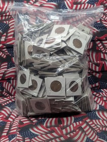Massive Bag of 11.49 Lbs. of 1960's Great Britain 1 Penny