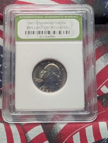 1971-D Washington Quarter - INB BRILLIANT UNC