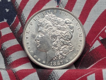 1887 Morgan Silver Dollar