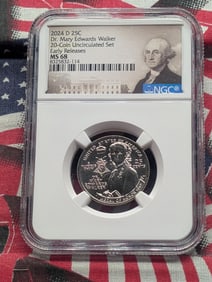 2024-D Dr. Mary Edwards Walker Quarter - NGC MS68 - Early Release