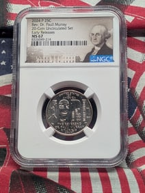 2024-P Reverand Dr. Pauli Murray Quarter - NGC MS67 - Early Release