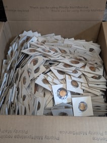 Big Box of 15.46 Lbs. of 1970's Mexico 5 Centavos