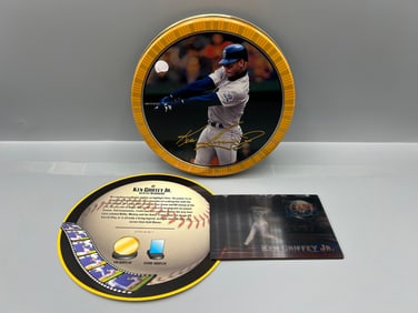 1997 Topps Screen Plays Ken Griffey Jr. Lenticular Motion Card W/ Tin