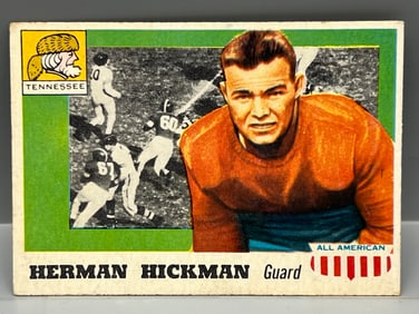 1955 Topps All American Herman Hickman #1