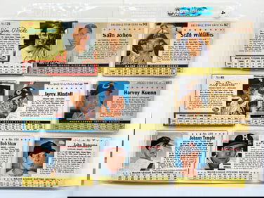 Lot of (9) 1961-1963 Post Cereal Baseball Cards - Varying Conditions