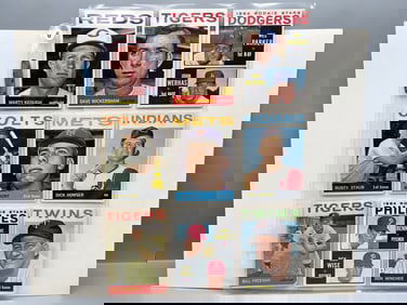 Lot of (9) 1964 Topps Baseball Cards - Varying Conditions