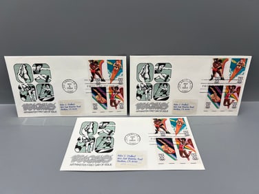 Lot of (3) 1984 Olympic Games First Day Covers