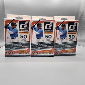 (3) 2022 Donruss Baseball Hanger Boxes