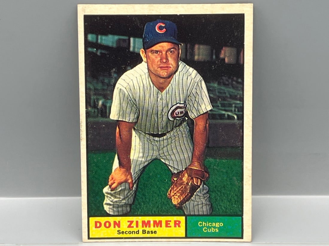 1961 Topps Don Zimmer #493: 1961 Topps Don Zimmer #493
