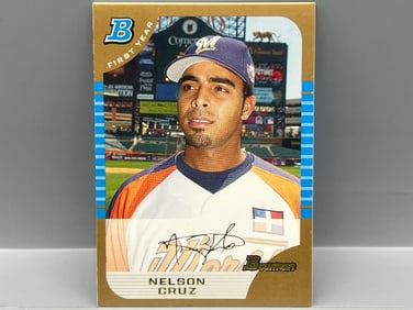 2005 Bowman Draft Nelson Cruz Gold RC #BDP165