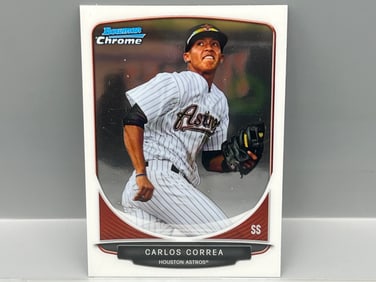 2013 Bowman Chrome Prospects Carlos Correa #BCP100