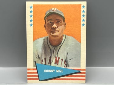 1961 Fleer Baseball Greats Johnny Mize #63