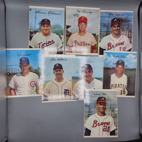 (8) 1967 Dexter Press Premiums - 5 Are HOFers