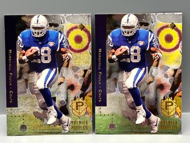 Lot of (2) 1994 Upper Deck SP Marshall Faulk RCs #3
