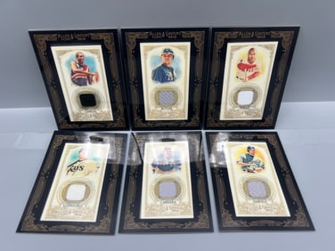 Lot of (6) 2012 Topps Allen & Ginter Relic Cards - Meadowlark Lemon