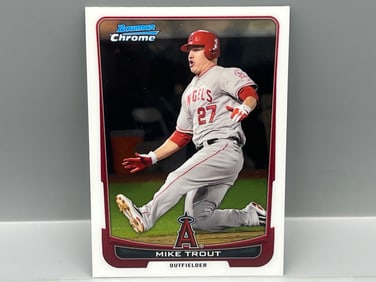 2012 Bowman Chrome Mike Trout #157