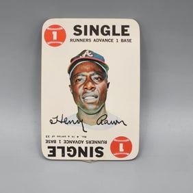 1968 Topps Game Hank Aaron #4 HOF