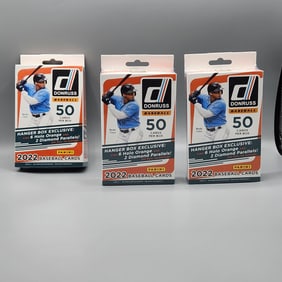 (3) 2022 Donruss Baseball Hanger Boxes