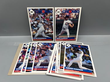 1991 Marathon Chicago Cubs Baseball SGA Set - Ryne Sandberg, Greg Maddux