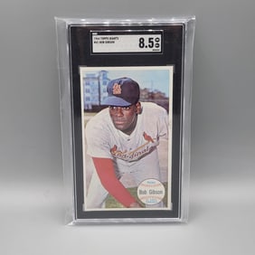 1964 Topps Giant Bob Gibson #41 SGC 8.5 HOF - Super Tough Grade - Nice