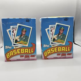 (2) 1989 Topps Baseball Unopened Wax Boxes