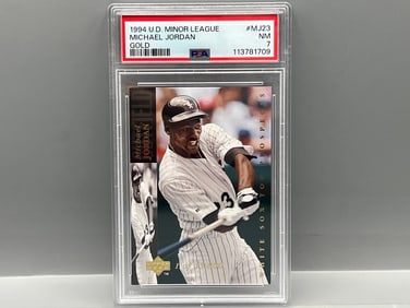 1994 Upper Deck Minor League Michael Jordan Gold #MJ23 PSA NM 7
