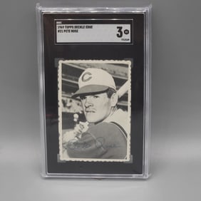 1969 Topps Deckle Edge Pete Rose #21 SGC 3