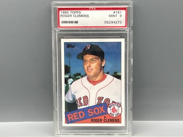 1985 Topps Roger Clemens RC #181 PSA Mint 9