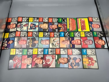 Lot of (25) 1962 Topps Football Cards - Varying Conditions