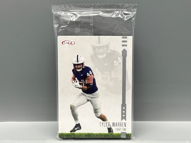 2025 Sage Football Factory Sealed Pack W/ Tet McMillan RC On Back