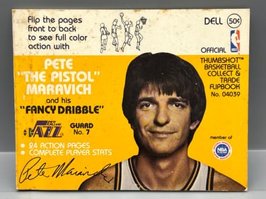 1977-78 Dell Pete Maravich Action Flip Book
