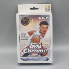 2023-24 Topps Chrome Basketball Hanger Box - Wemby Rookie?