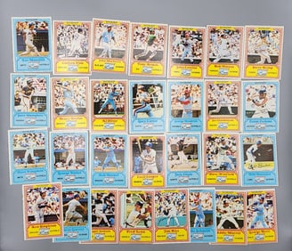 1981 Topps Drakes Near Set Cards #4-33 - 29 Cards Many HOFers