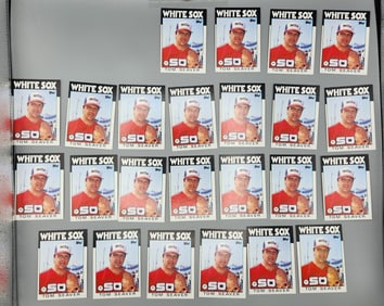 (25) 1986 Topps Tom Seaver #390 Cards - NM or Better - HOF
