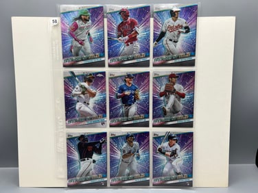 Lot of (9) 2024 Topps Stars of MLB Baseball Insert Cards