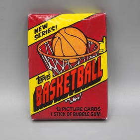 1981-82 Topps Basketball Wax Pack - Bird/Magic 2nd year