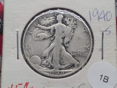 1940-S Walking Liberty Half Dollar
