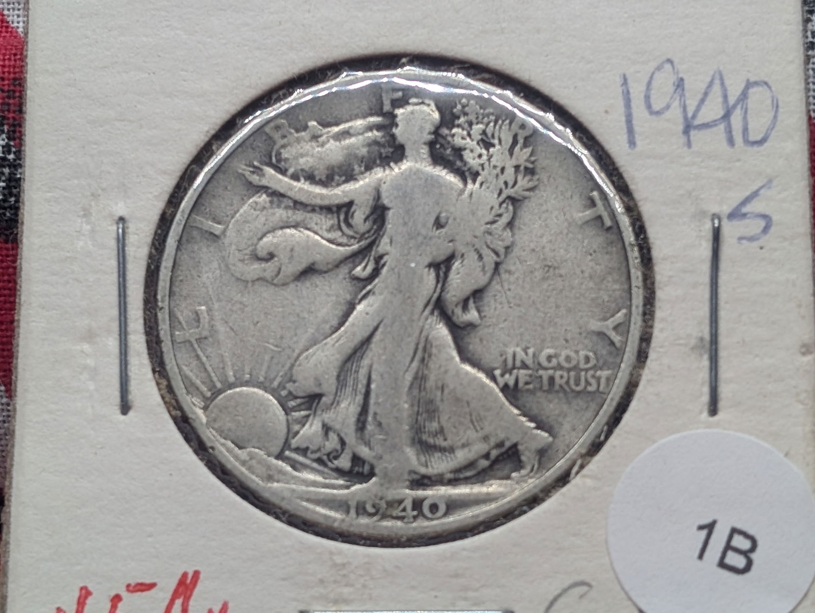 1940-S Walking Liberty Half Dollar