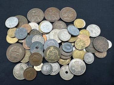 Lot of Foreign Coins - Mixed dates and various countries